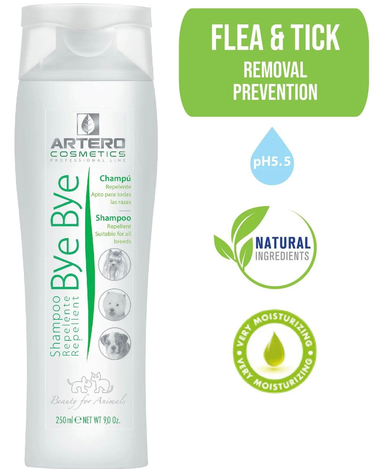 Artero Bye Bye (Flea and Tick Repellent Shampoo)