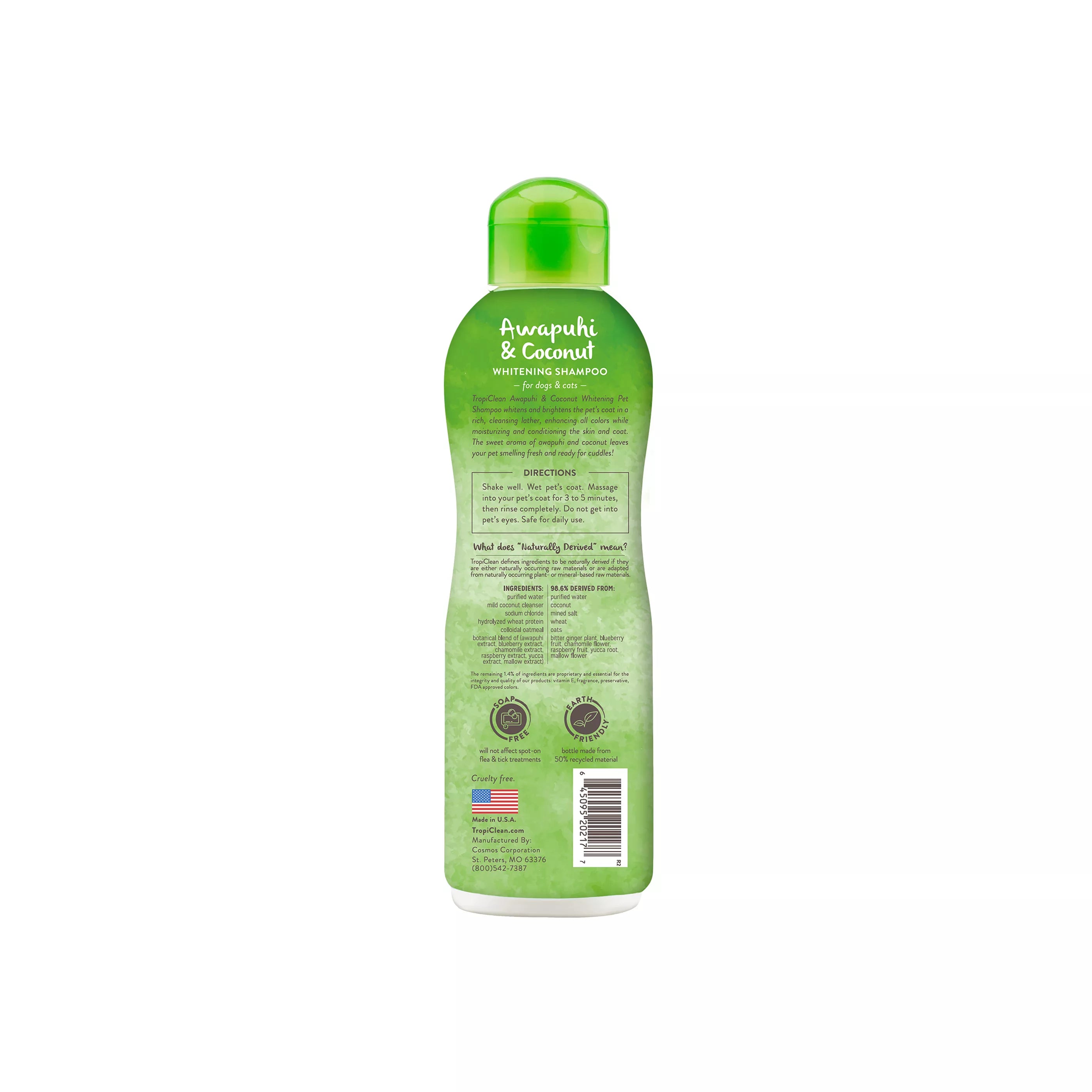 TropiClean® Awapuhi & Coconut Whitening Dog Shampoo