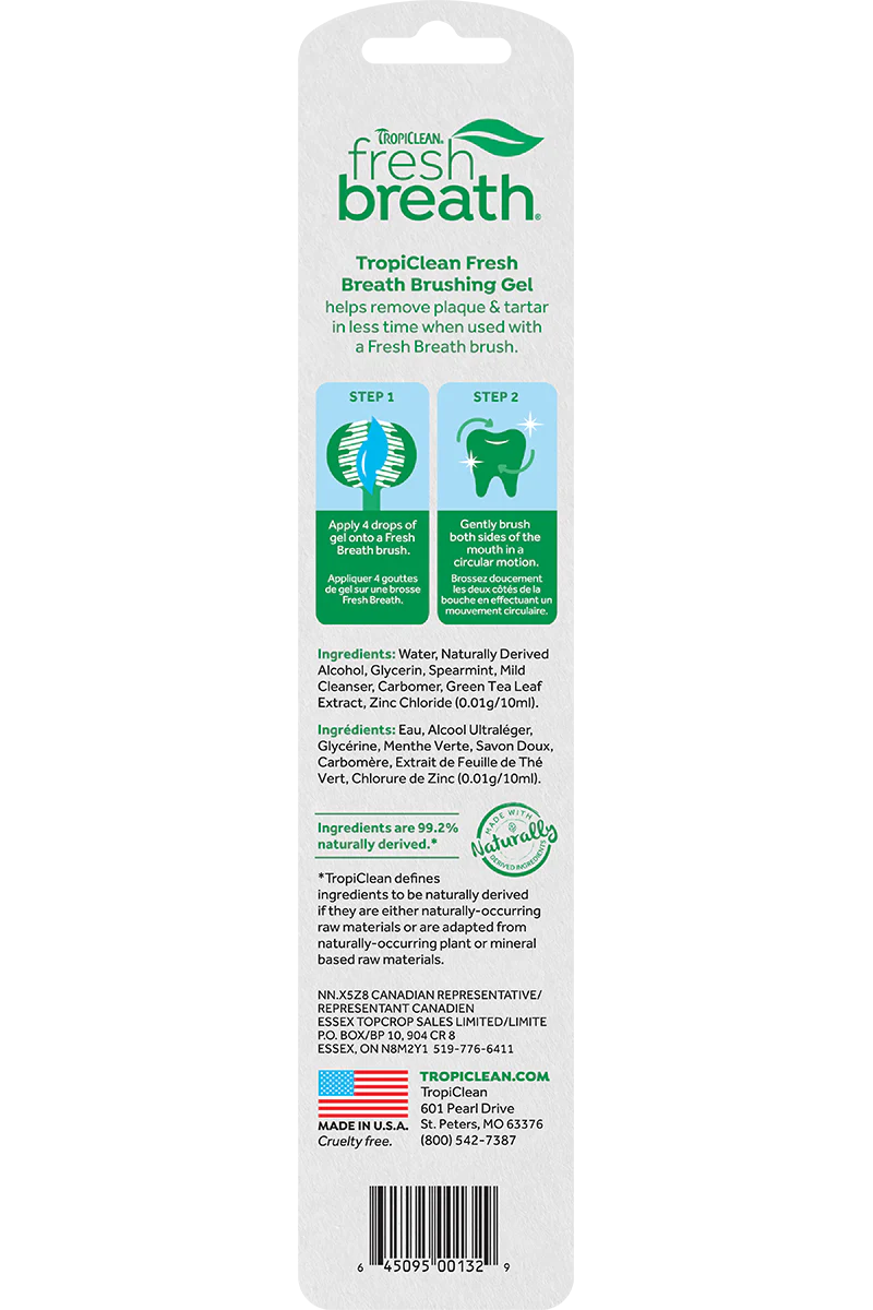 Tropiclean Fresh Breath Brushing Gel for Dogs
