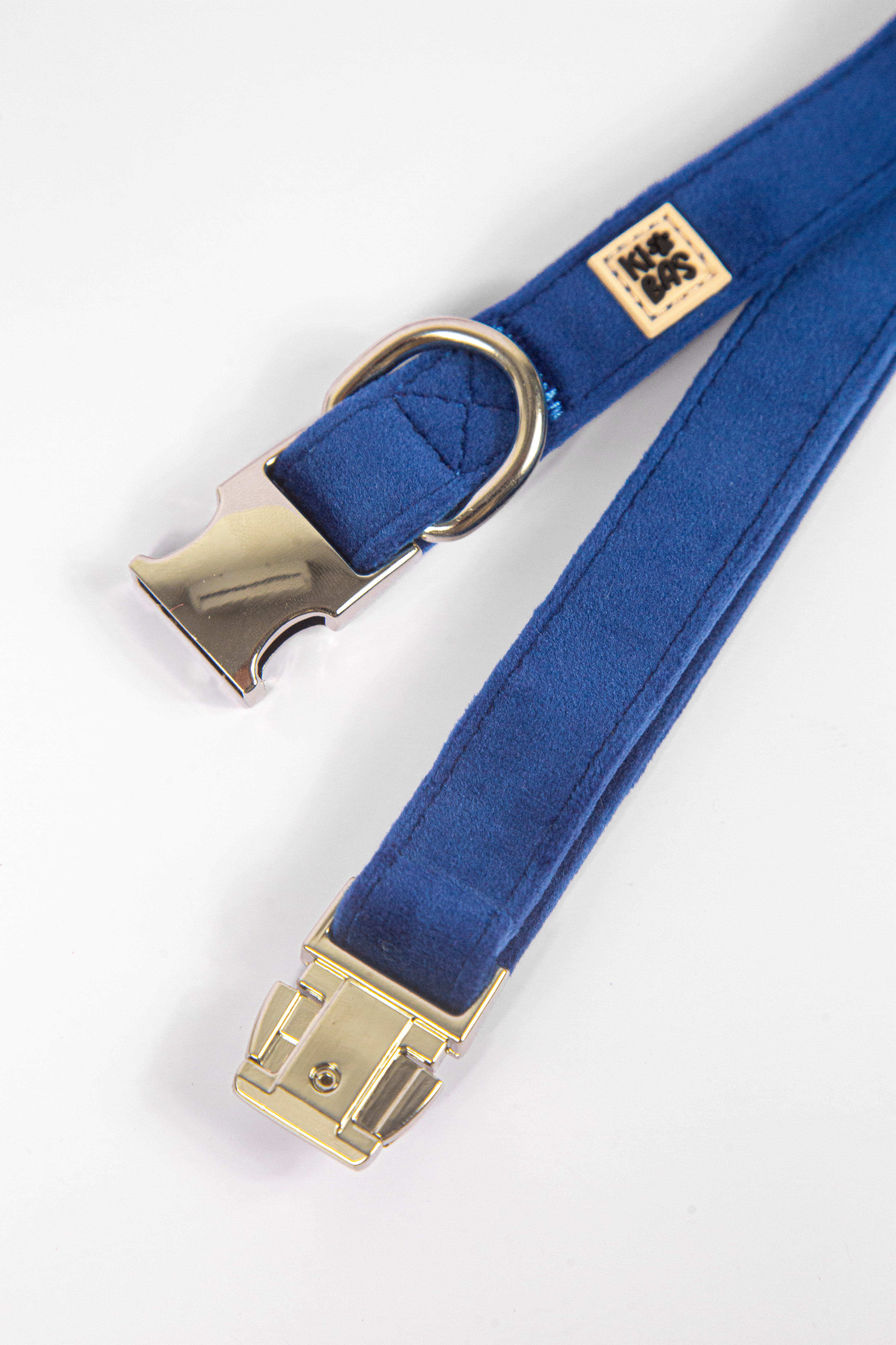 Royal Blue Collar + Leash Set
