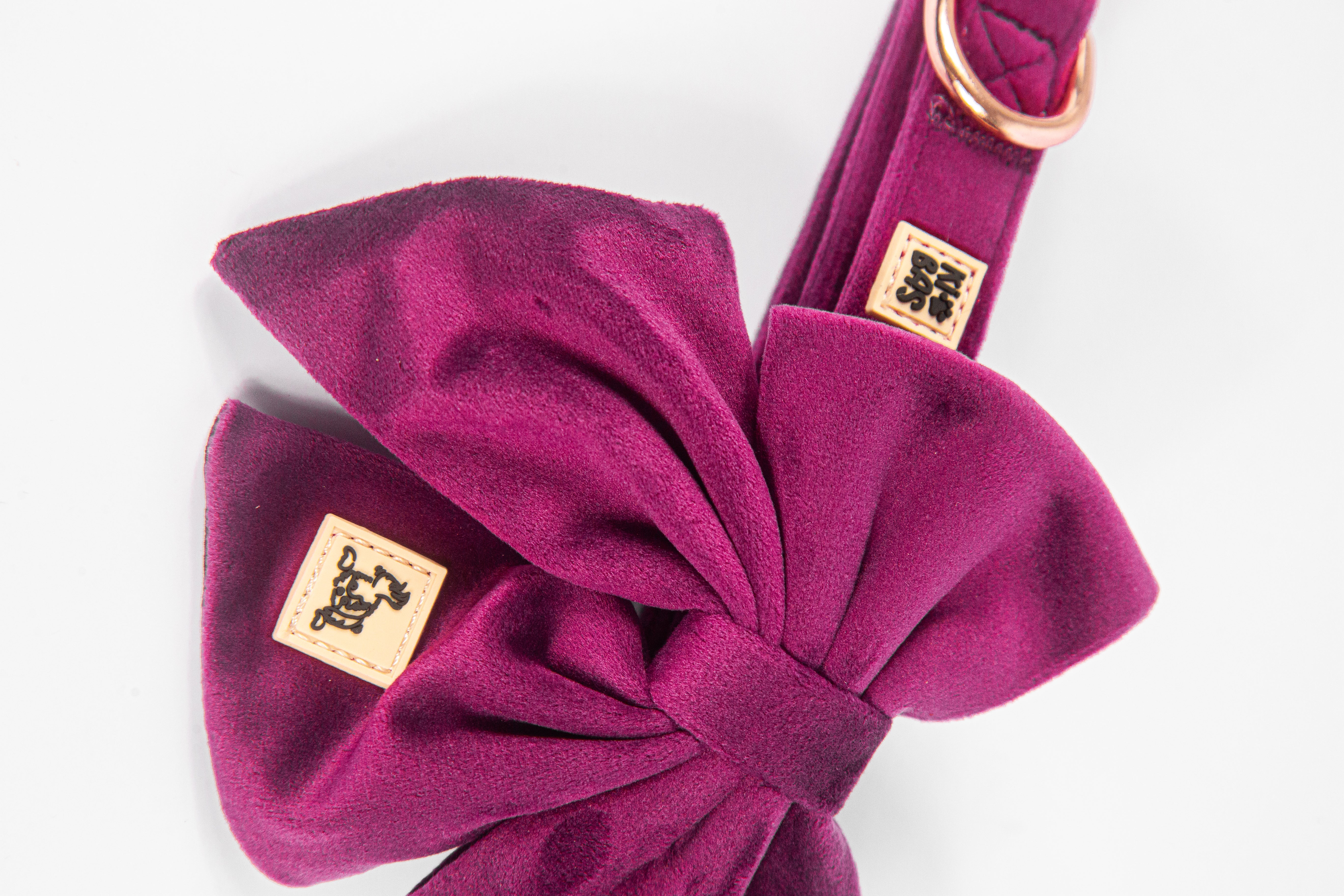 Royal Lilac Collar + Bow Set
