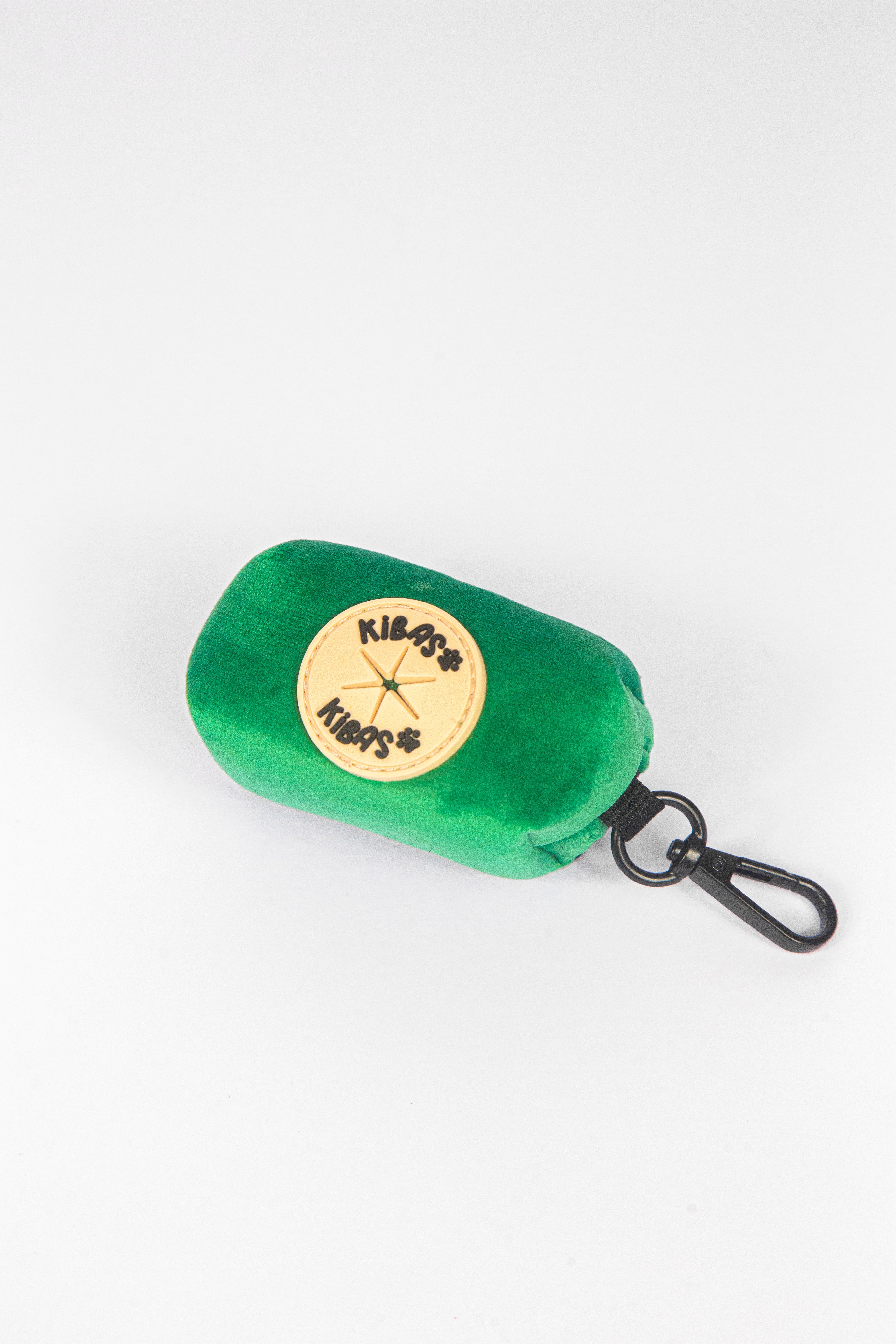 ROYAL GREEN VELVET - POOP BAG HOLDER