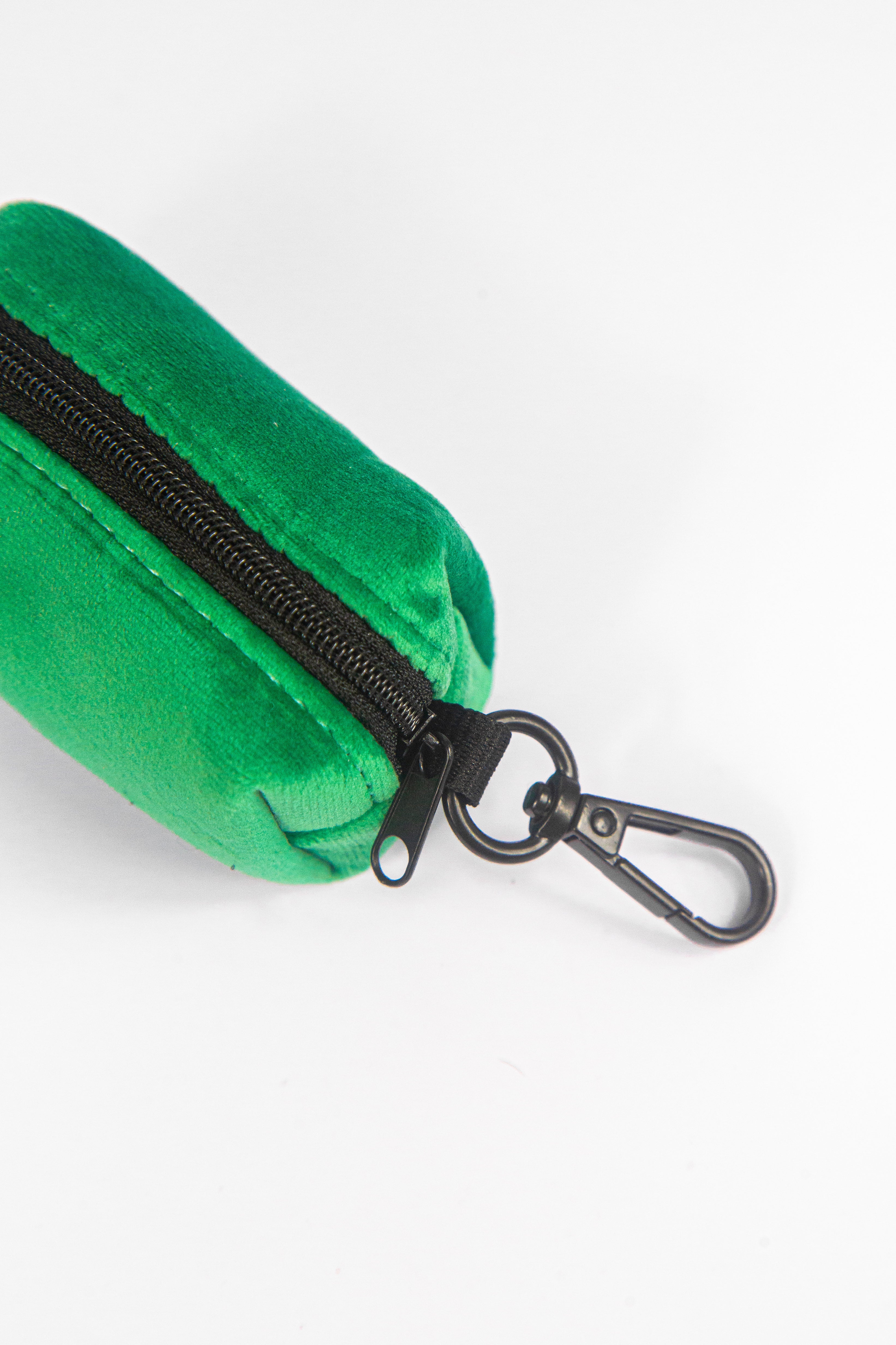 ROYAL GREEN VELVET - POOP BAG HOLDER