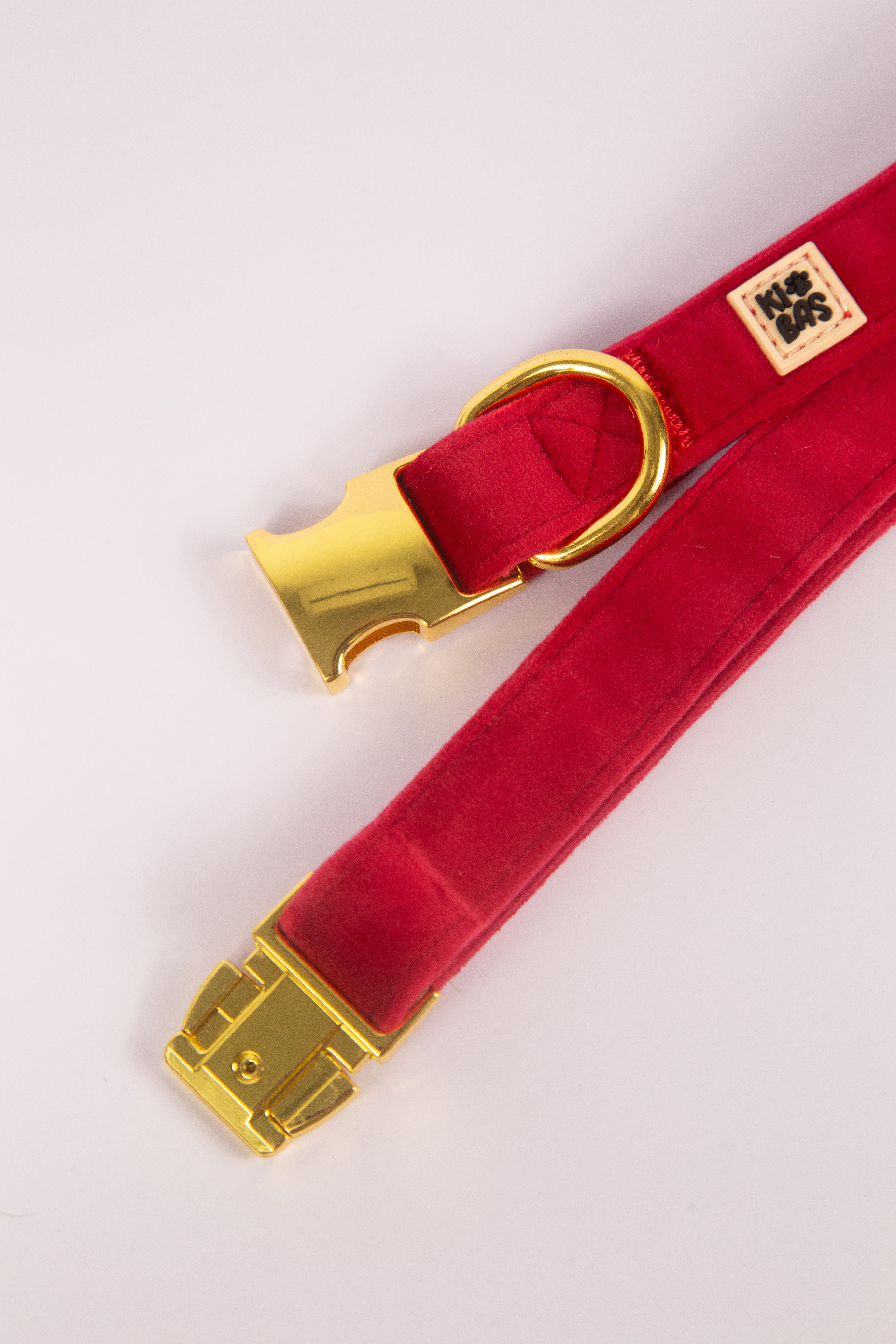 Royal Red Collar + Leash Set