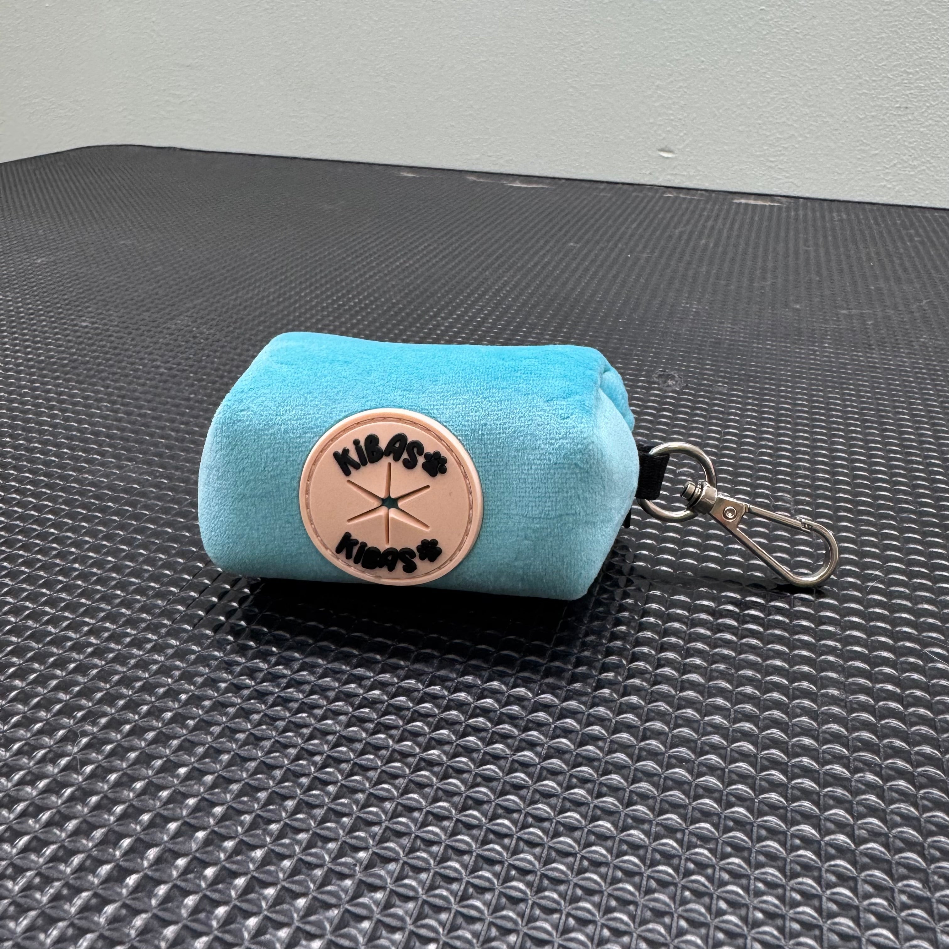 ROYAL SKY BLUE VELVET - POOP BAGS