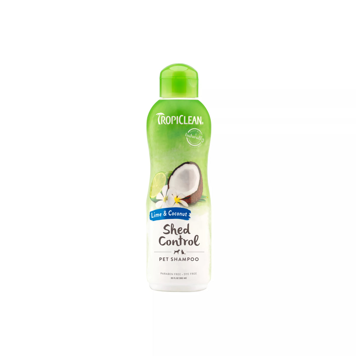 TropiClean® Lime Coconut DeSheding Dog Shampoo