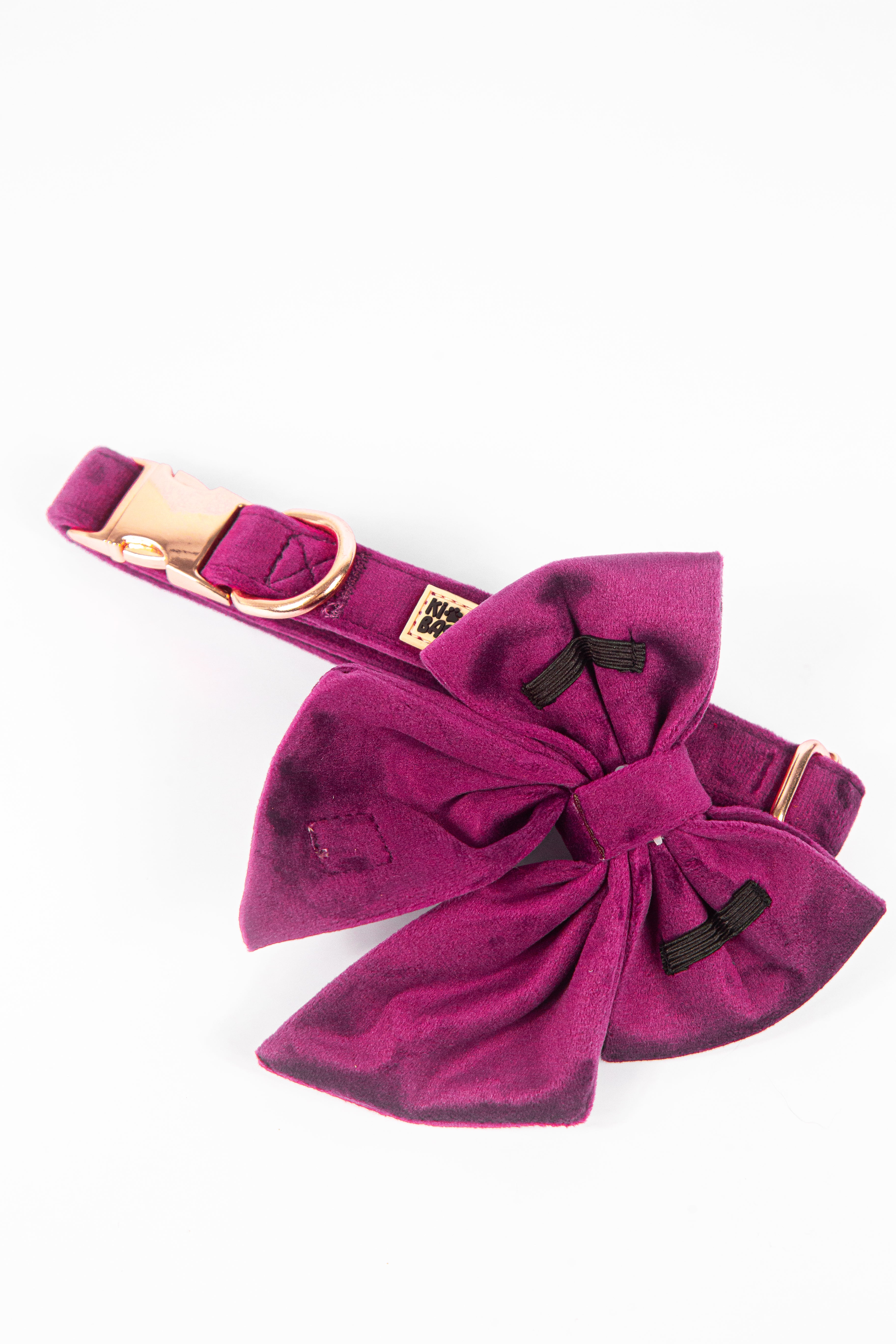 ROYAL LILAC VELVET - SAILOR BOW