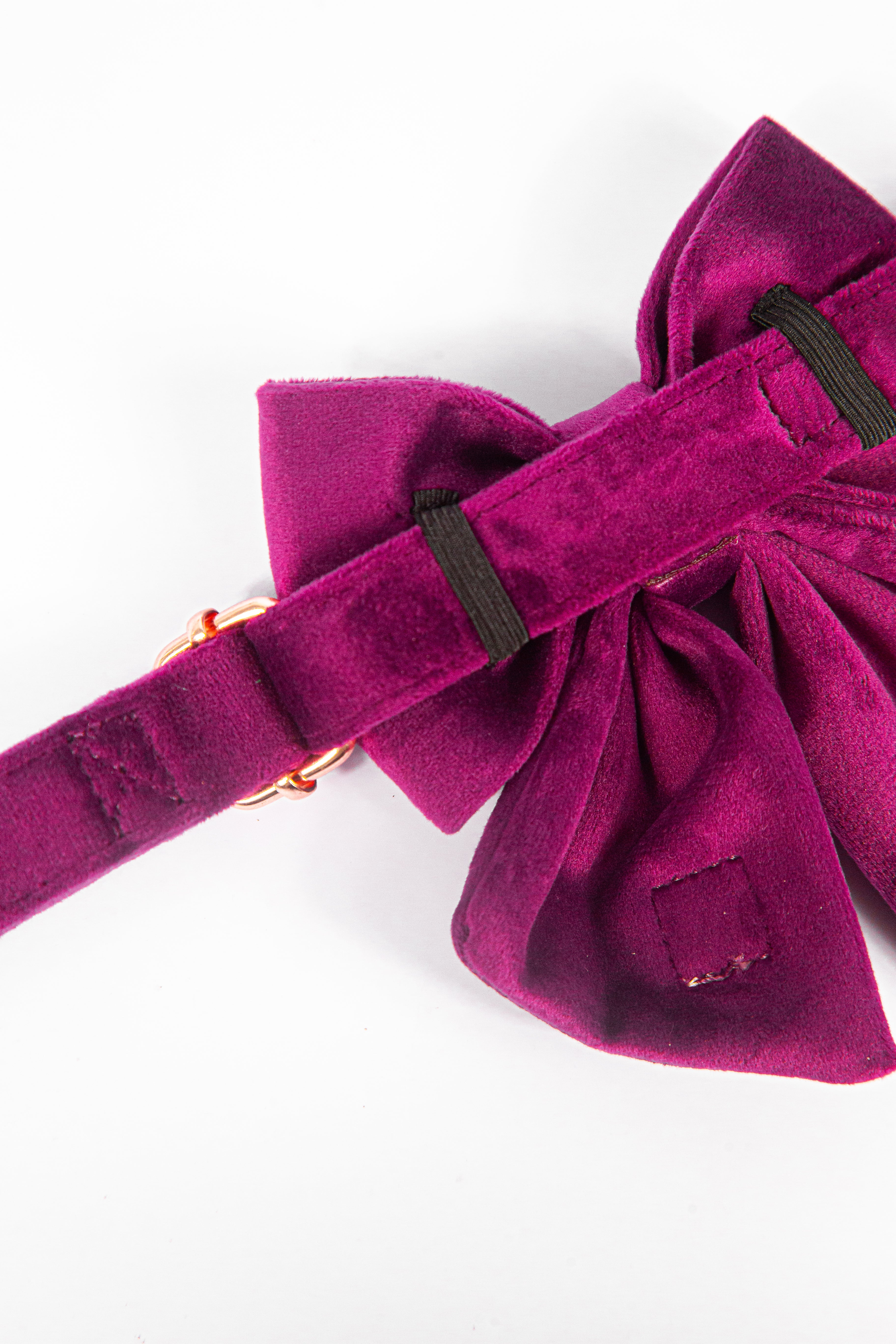 ROYAL LILAC VELVET - SAILOR BOW