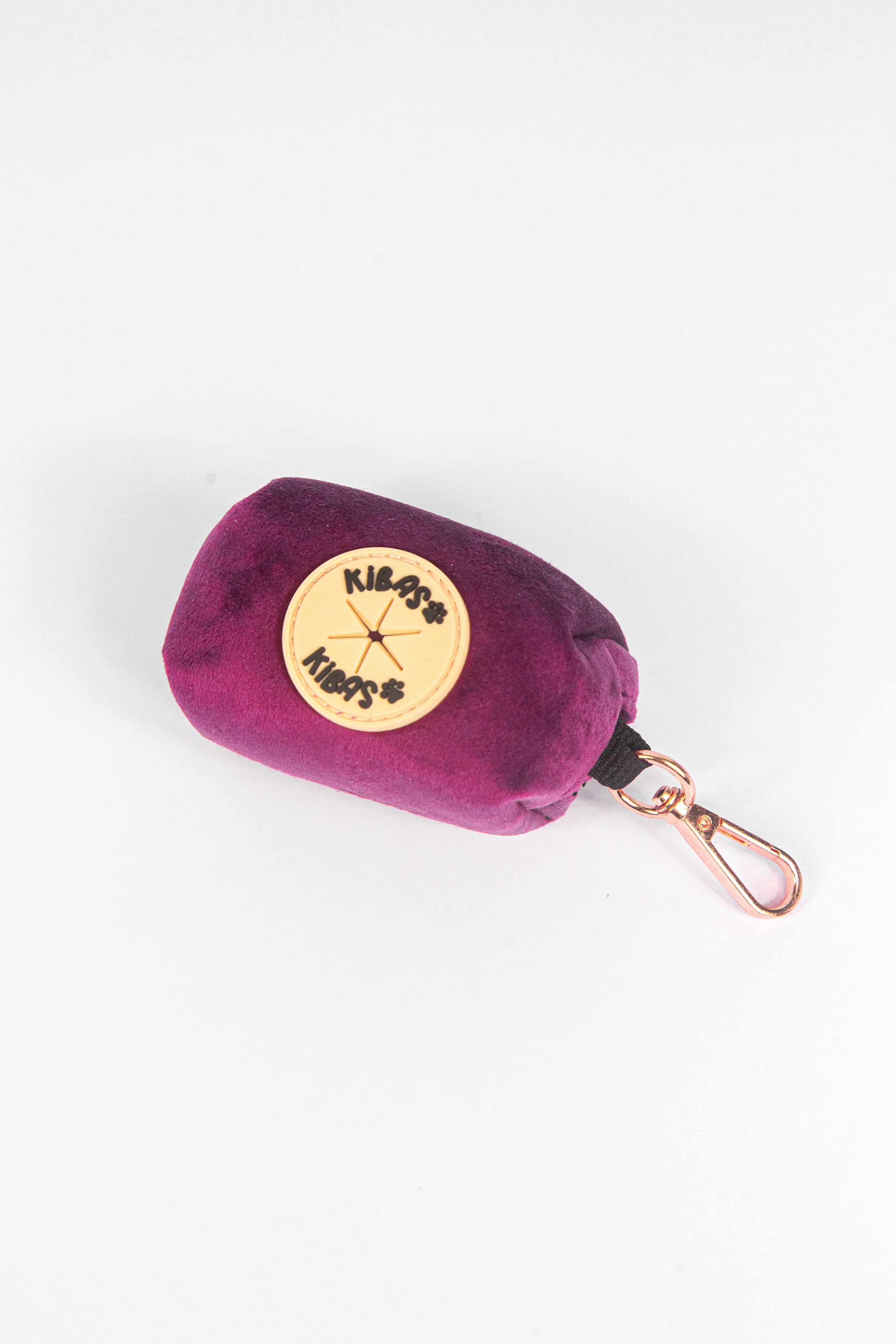 ROYAL LILAC VELVET - POOP BAG HOLDER