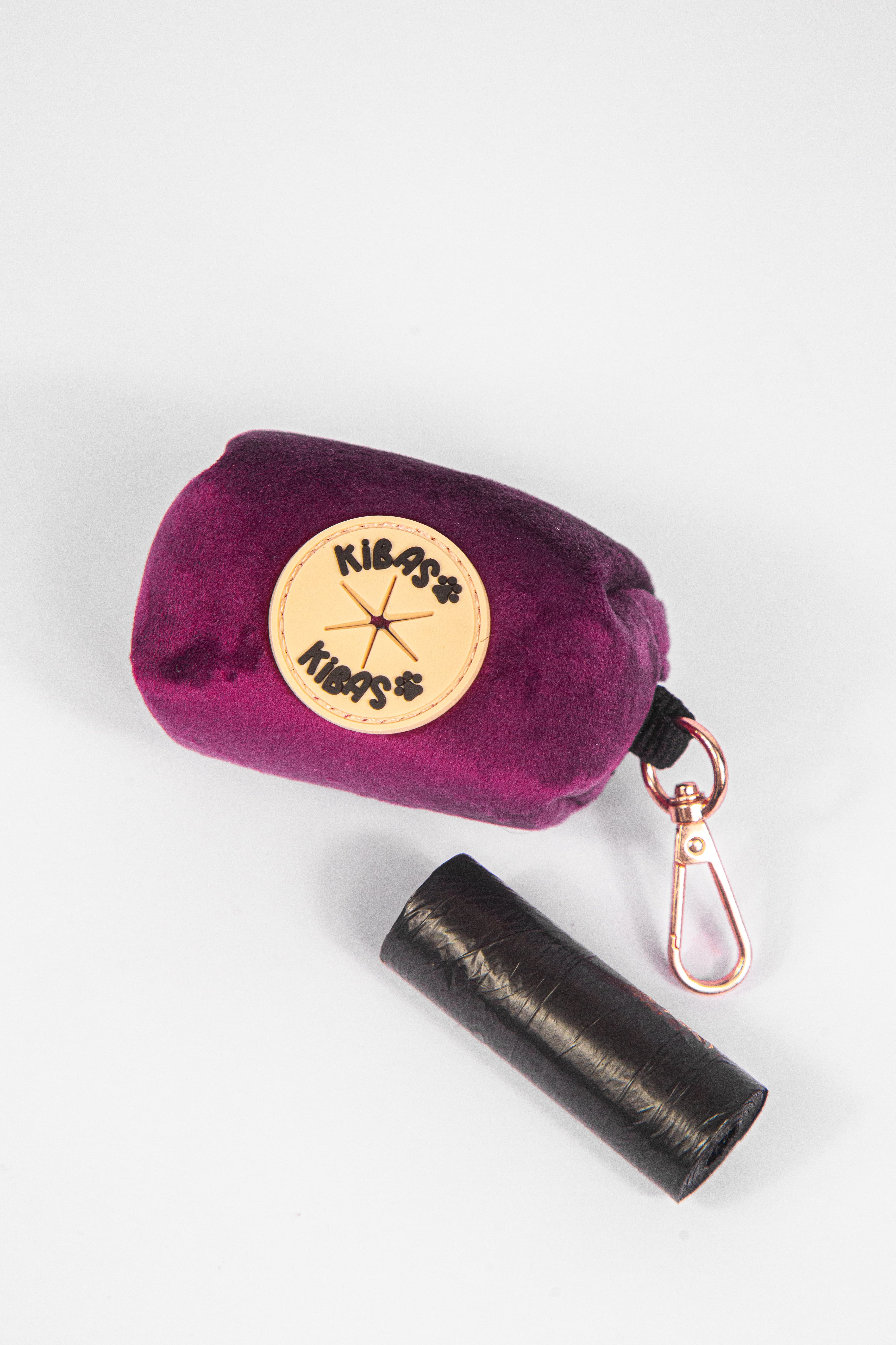 ROYAL LILAC VELVET - POOP BAG HOLDER