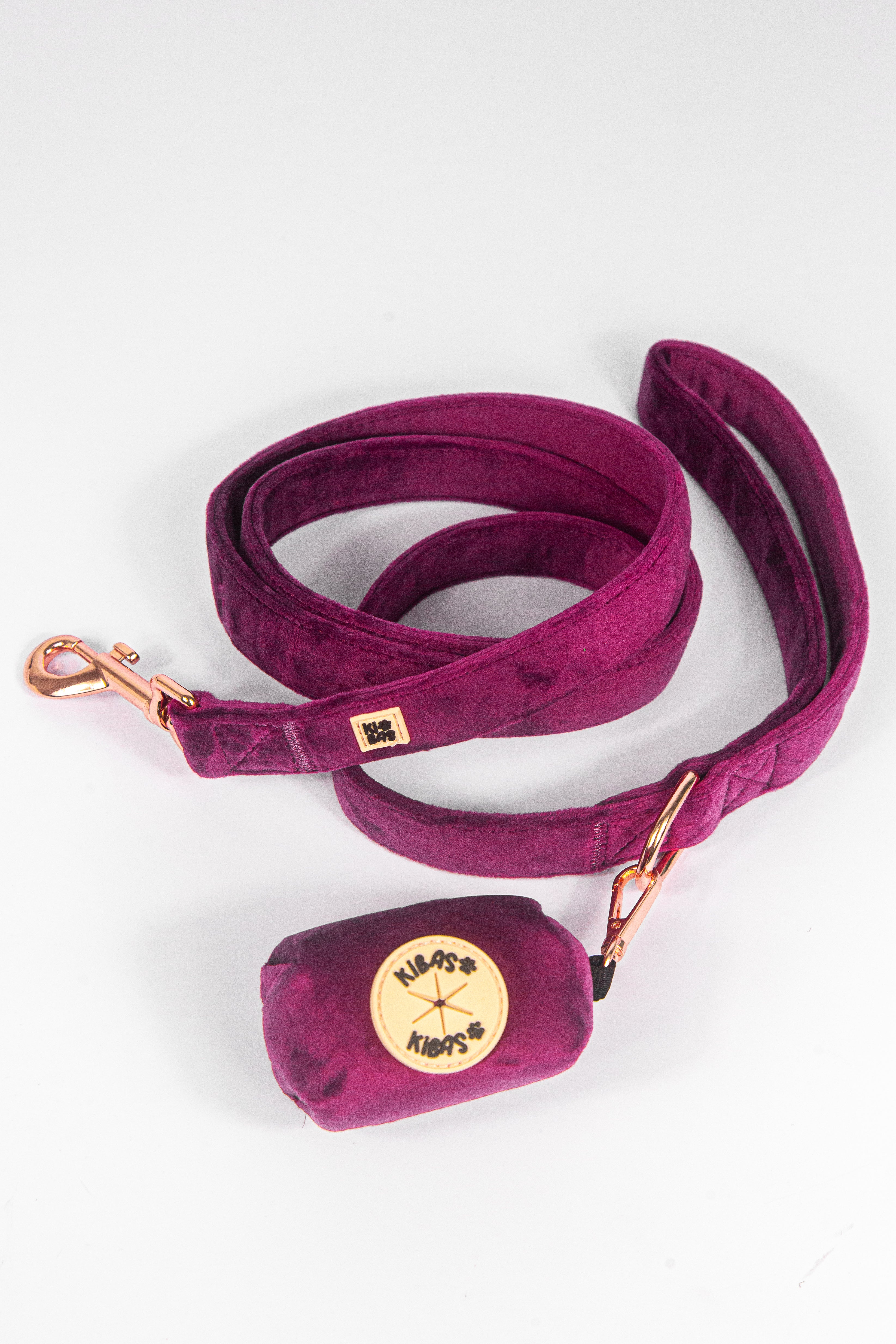 ROYAL LILAC VELVET - POOP BAG HOLDER