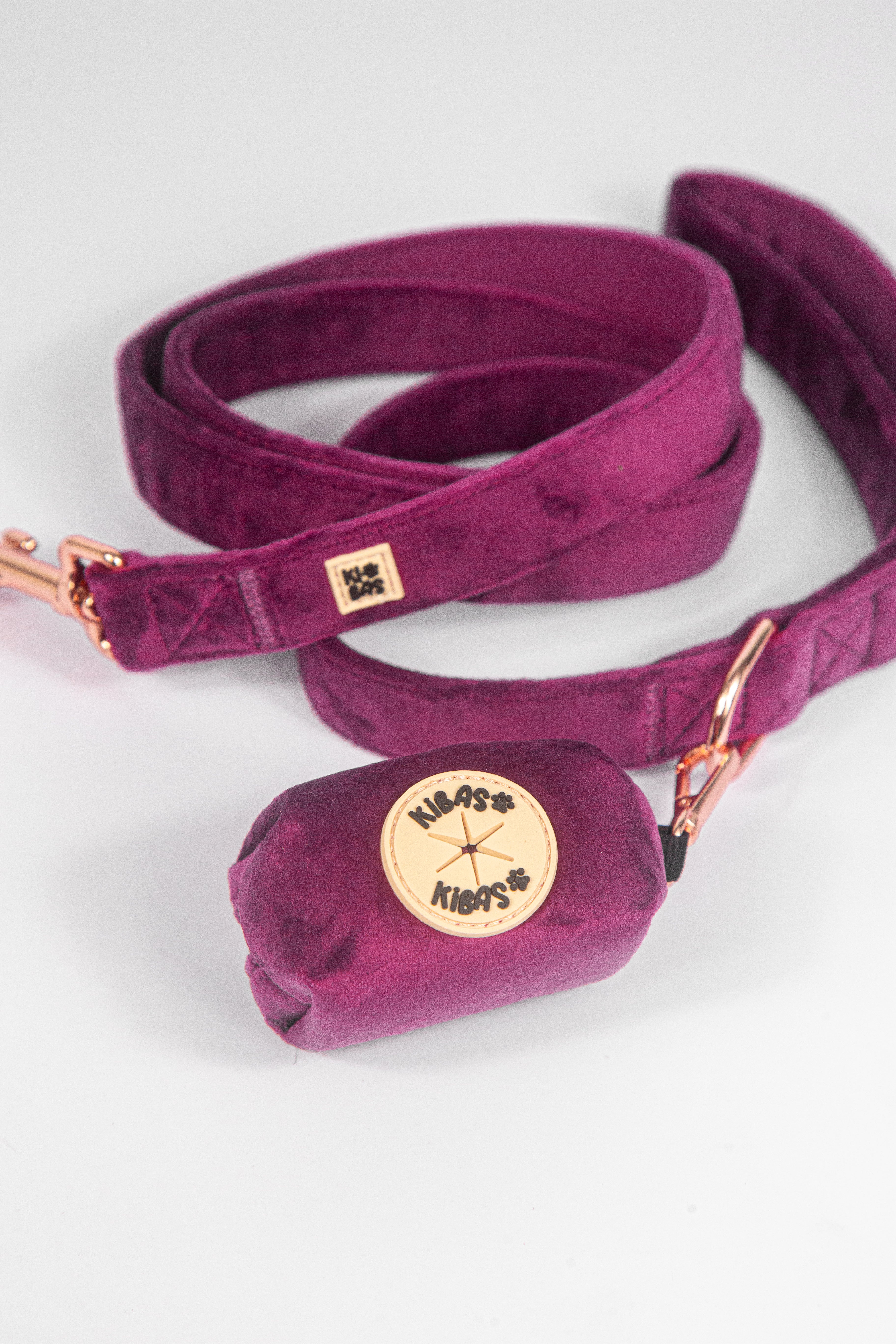 ROYAL LILAC VELVET - POOP BAG HOLDER