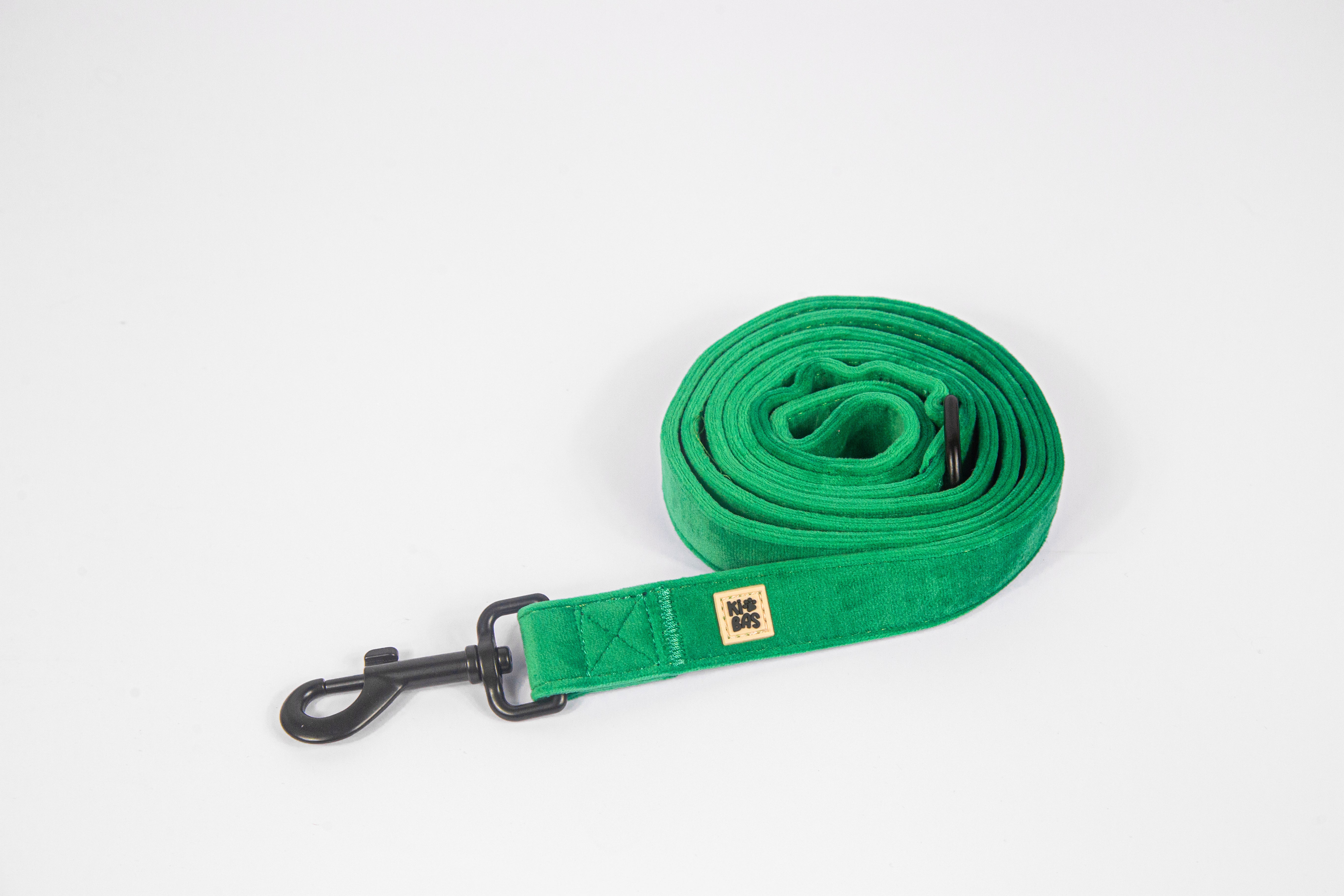 ROYAL GREEN VELVET - LEASH