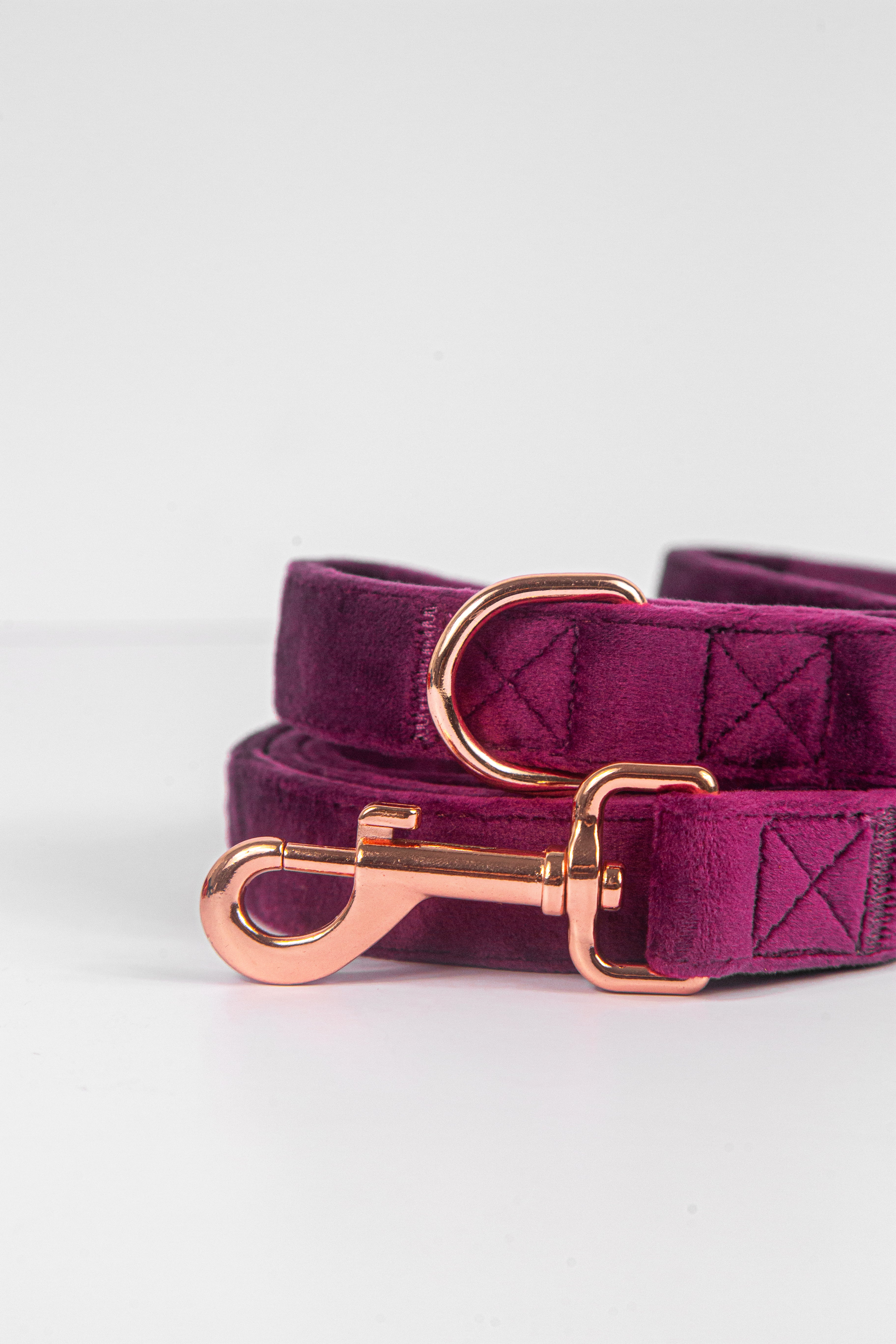 ROYAL LILAC VELVET - LEASH