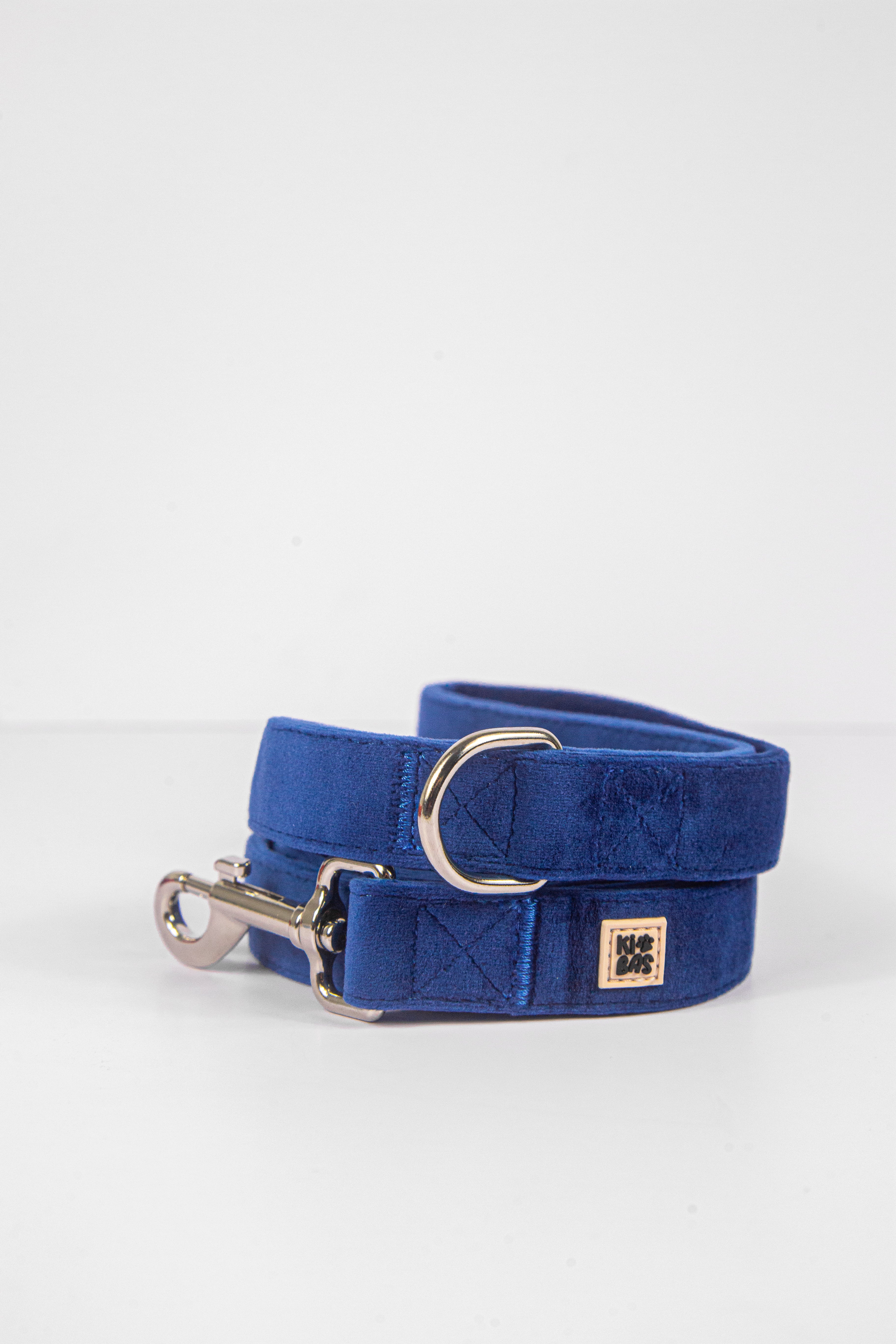 ROYAL BLUE VELVET - LEASH